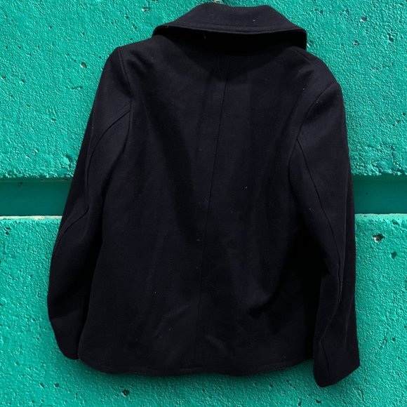 GAP Black Pea Coat for Men - Picture 2 of 2